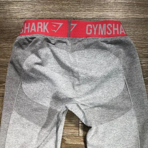 Gymshark Dry Leggings Size Small Gray Pink - Picture 7 of 8